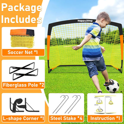 Soccer Net Kids Portable Soccer Goal for Backyard Training