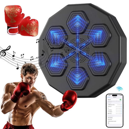 Revolutionize Your Workout with the Smart Music Boxing Machine – Wall-Mounted Punching Pad with Bluetooth Connectivity and Boxing Gloves!